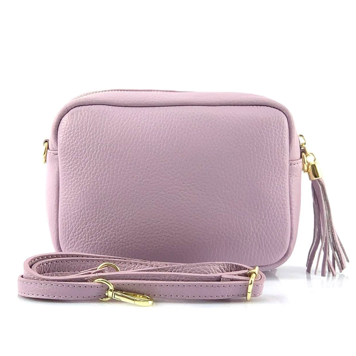 Solea Italian Leather Tassel Clutch & Crossbody Bag