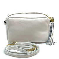 Solea Italian Leather Tassel Clutch & Crossbody Bag