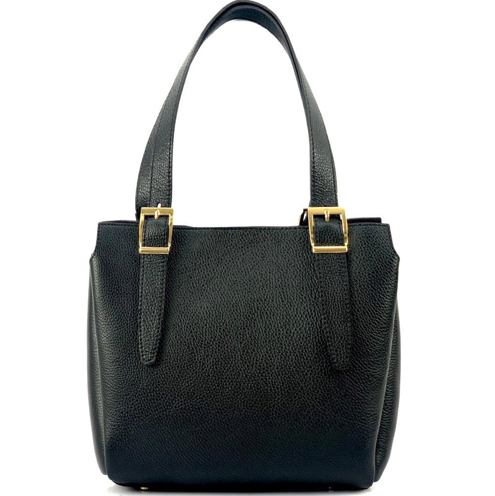 Alyssa leather shopping bag-11