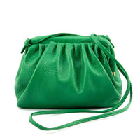 green leather cross body bag