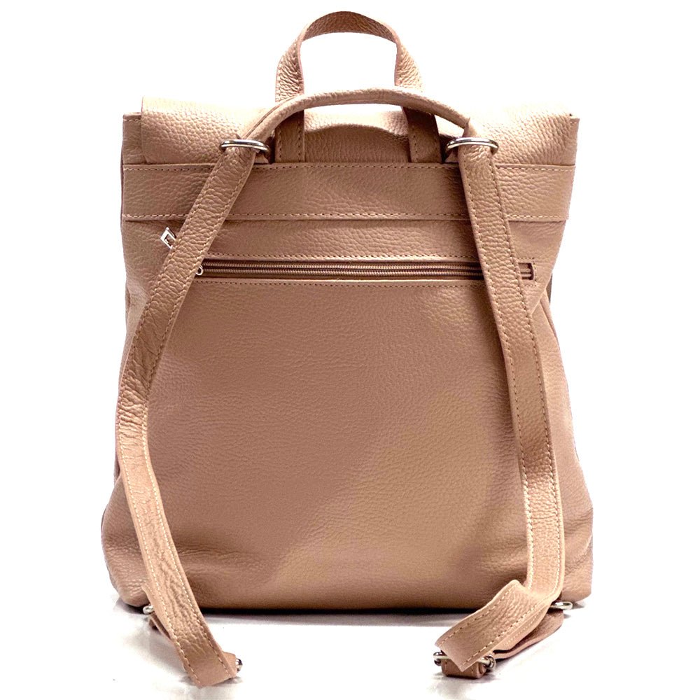bethany leather backpack Pink Leather Backpack Bethany – Leather Italiano