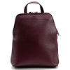 Dark Red Rosa Backpack in cow leather