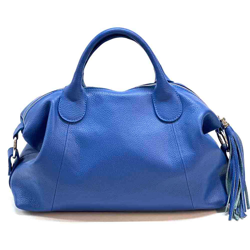 Serenity Cow Leather Handbag: Timeless Elegance