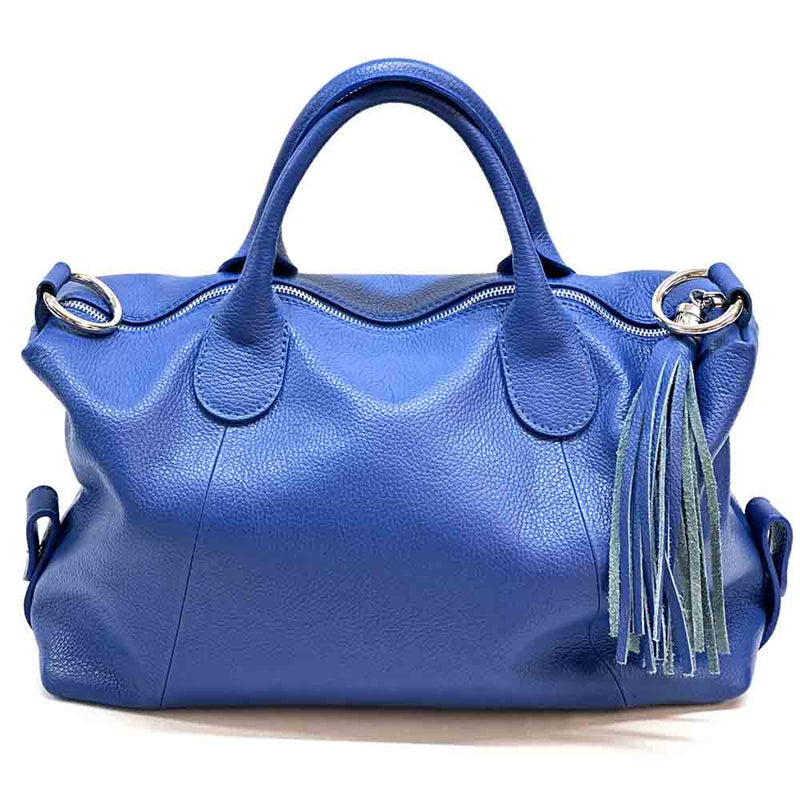 Serenity Cow Leather Handbag: Timeless Elegance - Leather Italiano