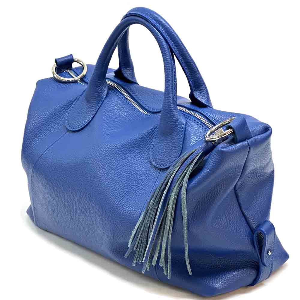 Serenity Cow Leather Handbag: Timeless Elegance - Leather Italiano