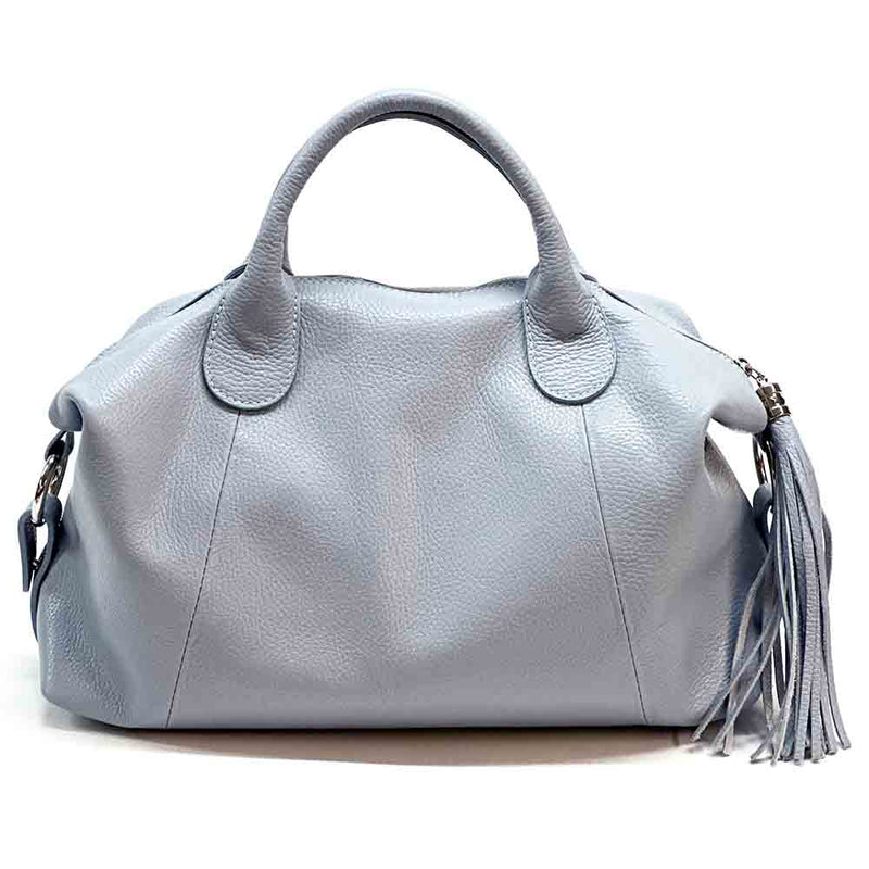 Serenity Cow Leather Handbag: Timeless Elegance - Leather Italiano