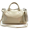 Serenity Cow Leather Handbag: Timeless Elegance - Leather Italiano