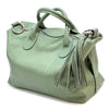 Serenity Cow Leather Handbag: Timeless Elegance - Leather Italiano