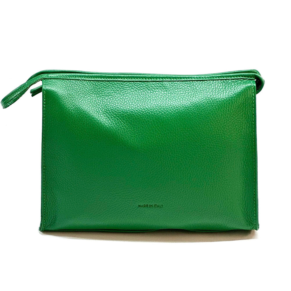 Elvira Leather Clutch: Italian Luxury