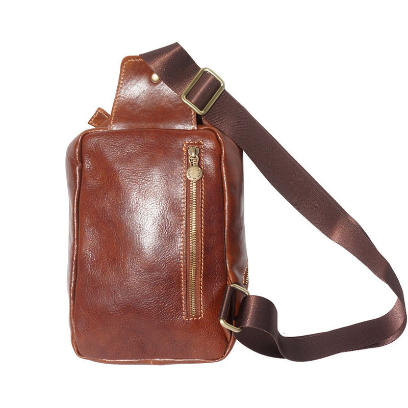 Leather Bumbag: Modern Utility - Leather Italiano