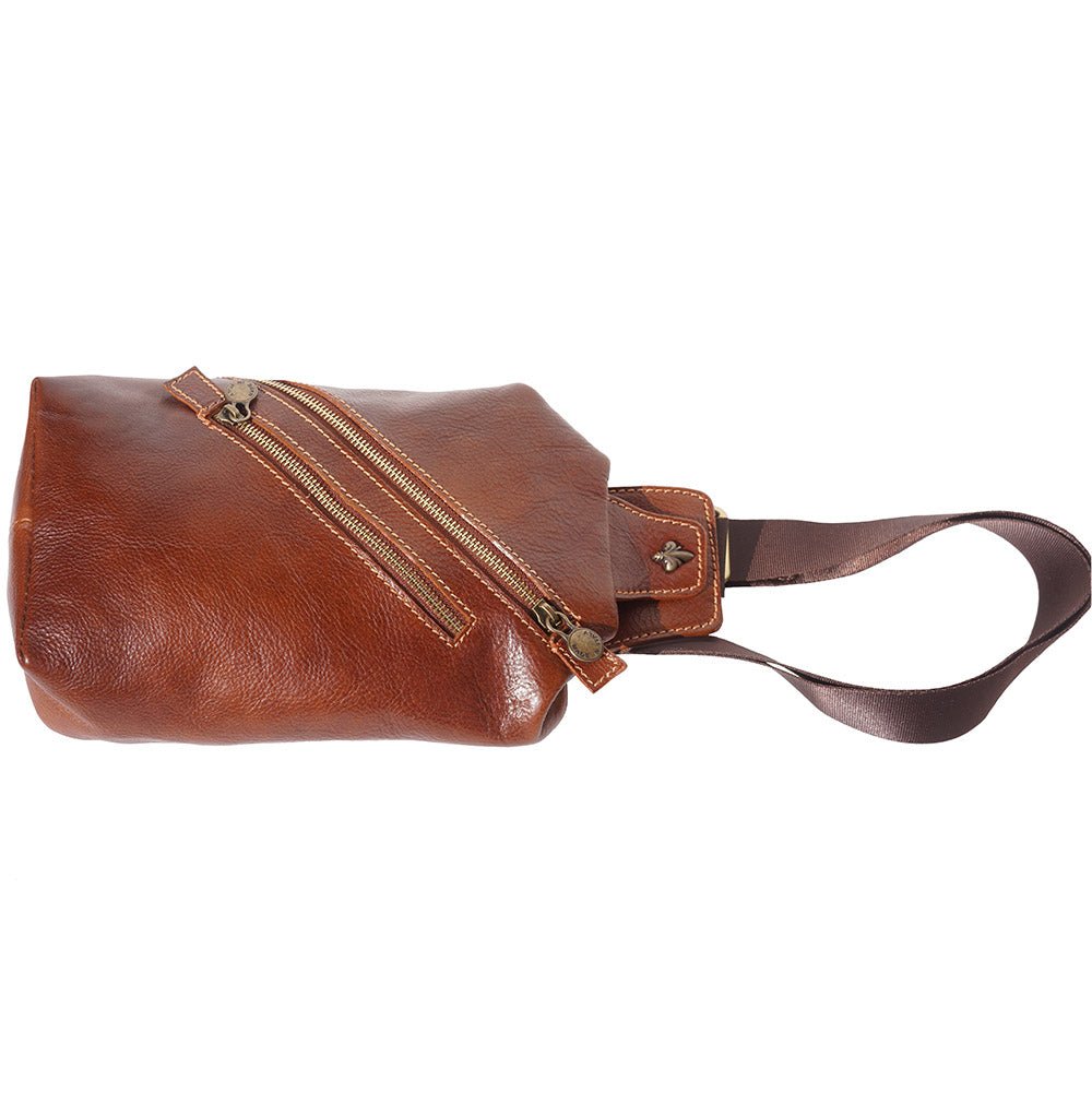 Leather Bumbag: Modern Utility - Leather Italiano