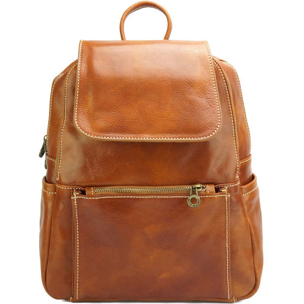 cow leather backpack Brittany Leather Backpack
