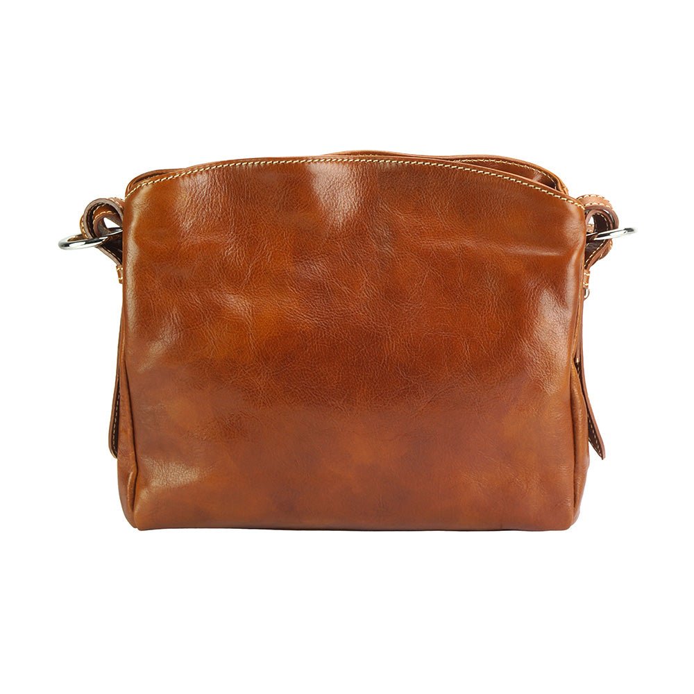 Viviana V leather shoulder bag-11