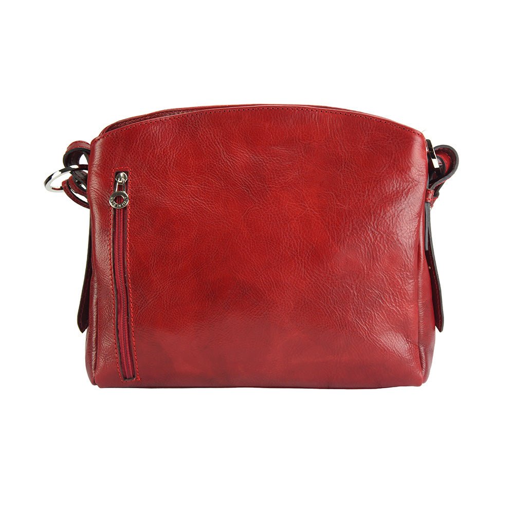 Viviana V leather shoulder bag-22