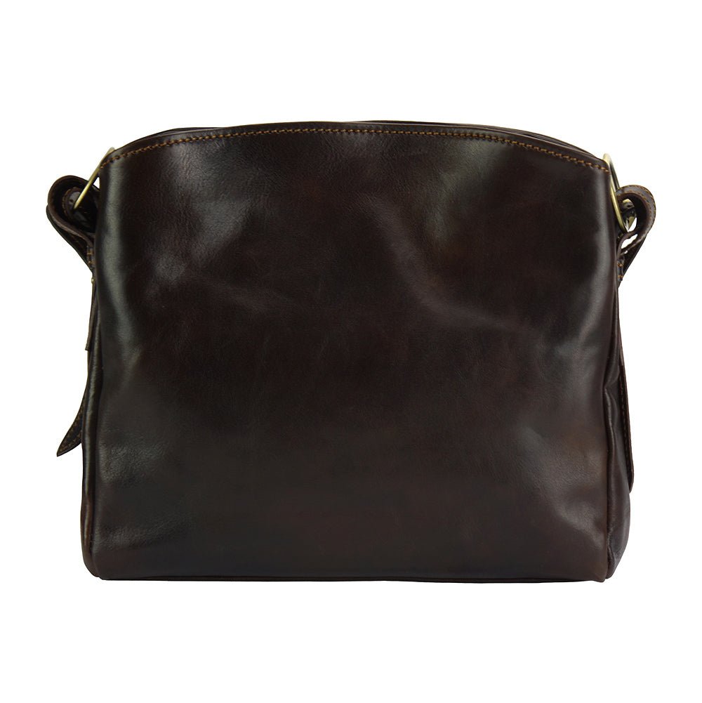 Viviana V GM leather shoulder bag-19