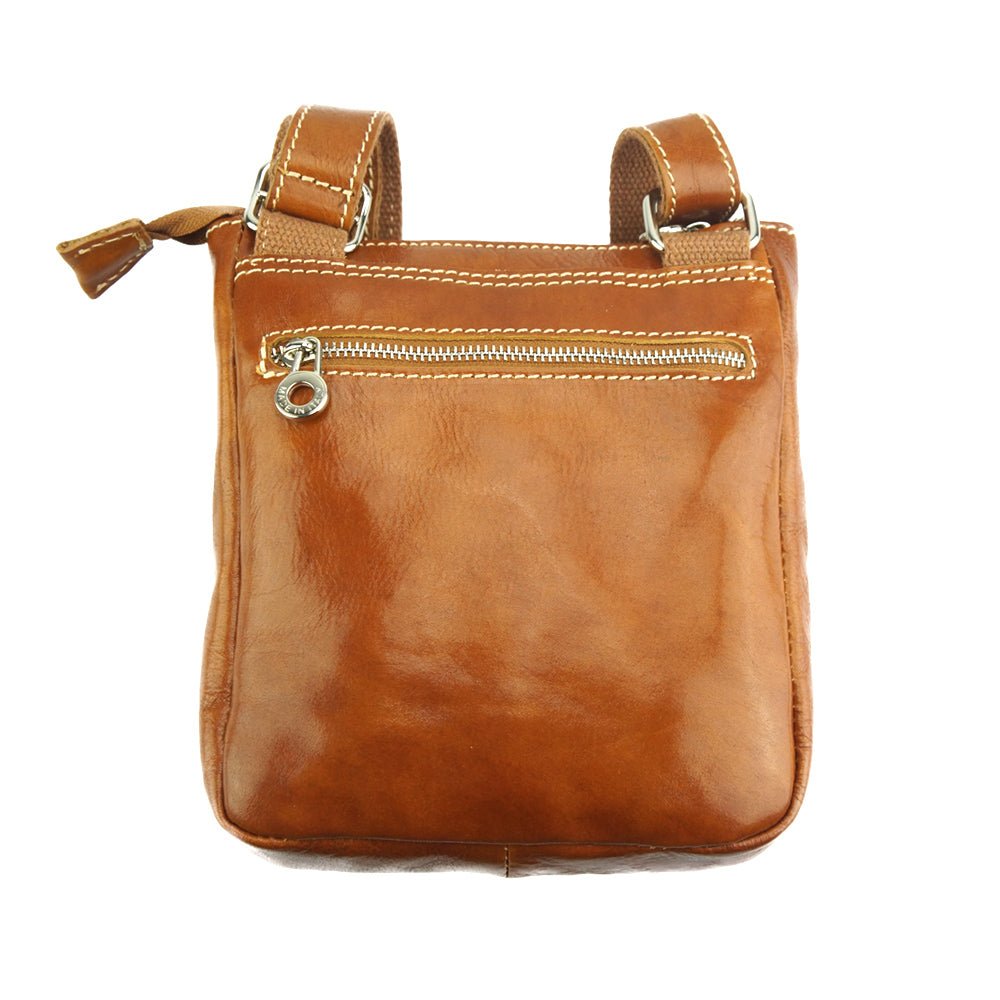 Vito tan leather crossbody bag