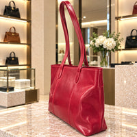 Augusta Hand-Dyed Italian Leather Work Tote - view 29