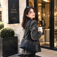 Eugenia Hand-Dyed Leather Dome Satchel - view 24