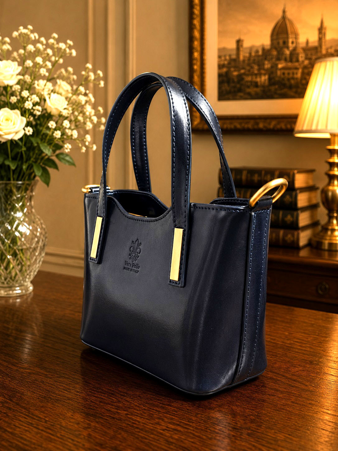 Liviana Hand-Dyed Italian Leather Bag