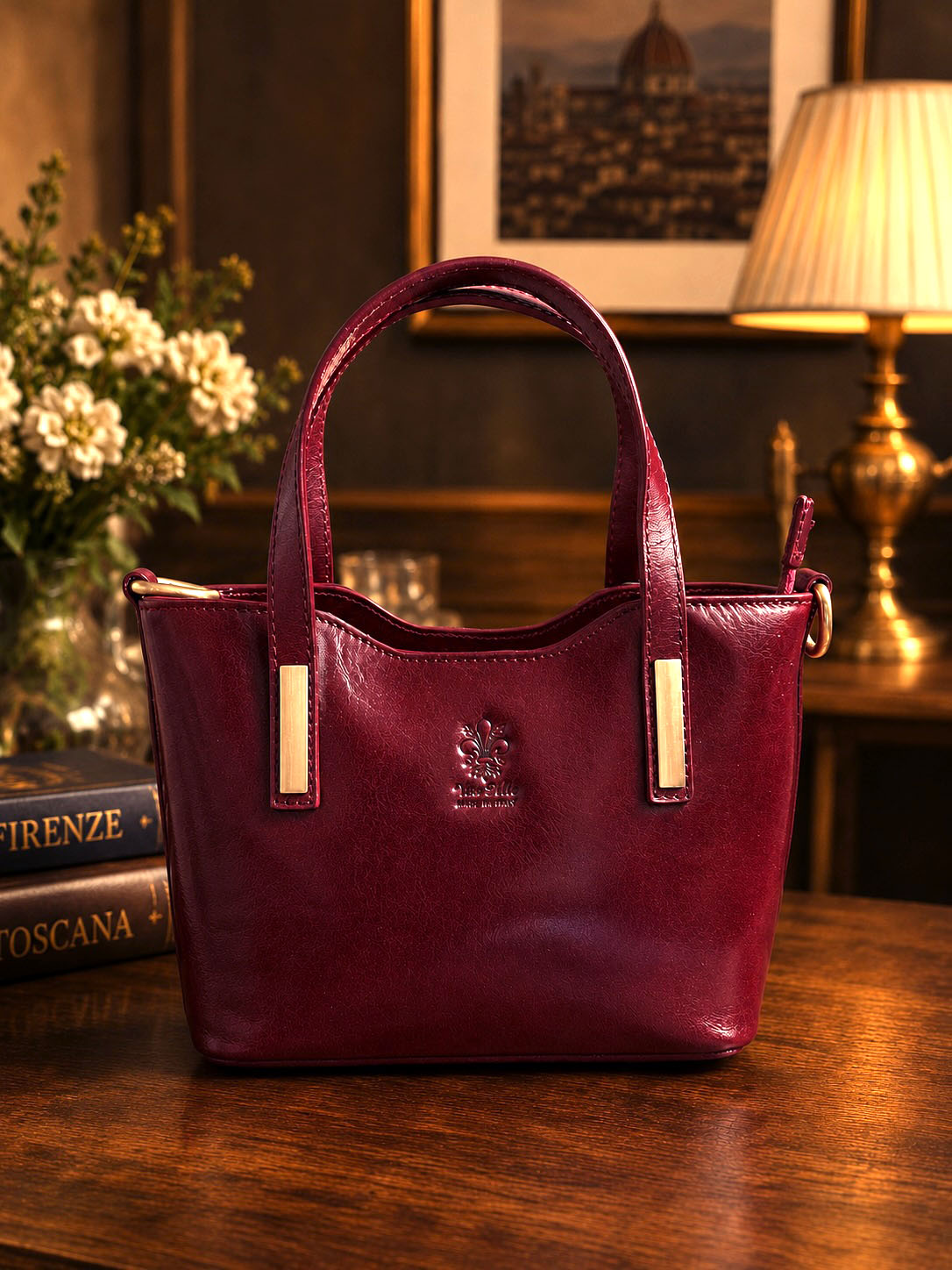 Liviana Hand-Dyed Italian Leather Bag