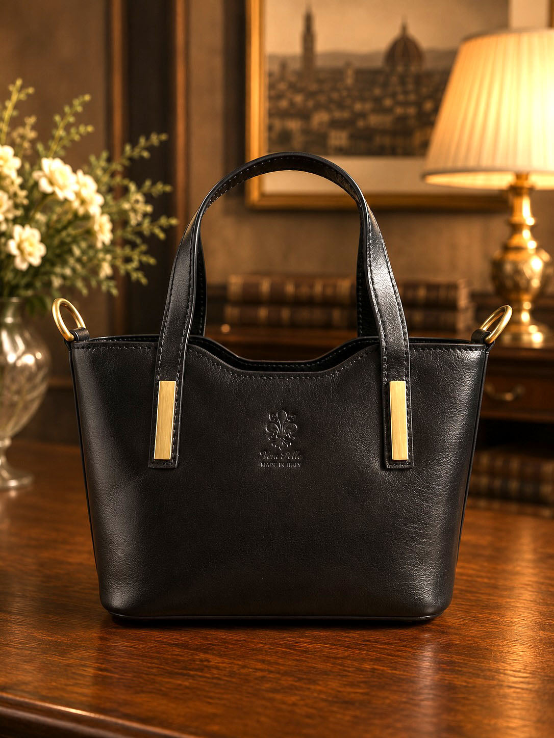 Liviana Hand-Dyed Italian Leather Bag
