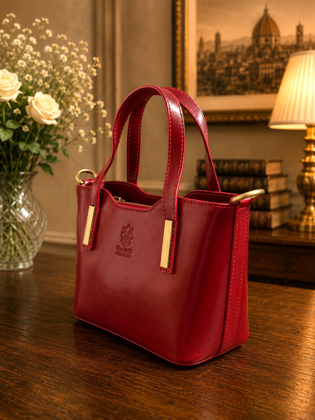 Liviana Hand-Dyed Italian Leather Bag