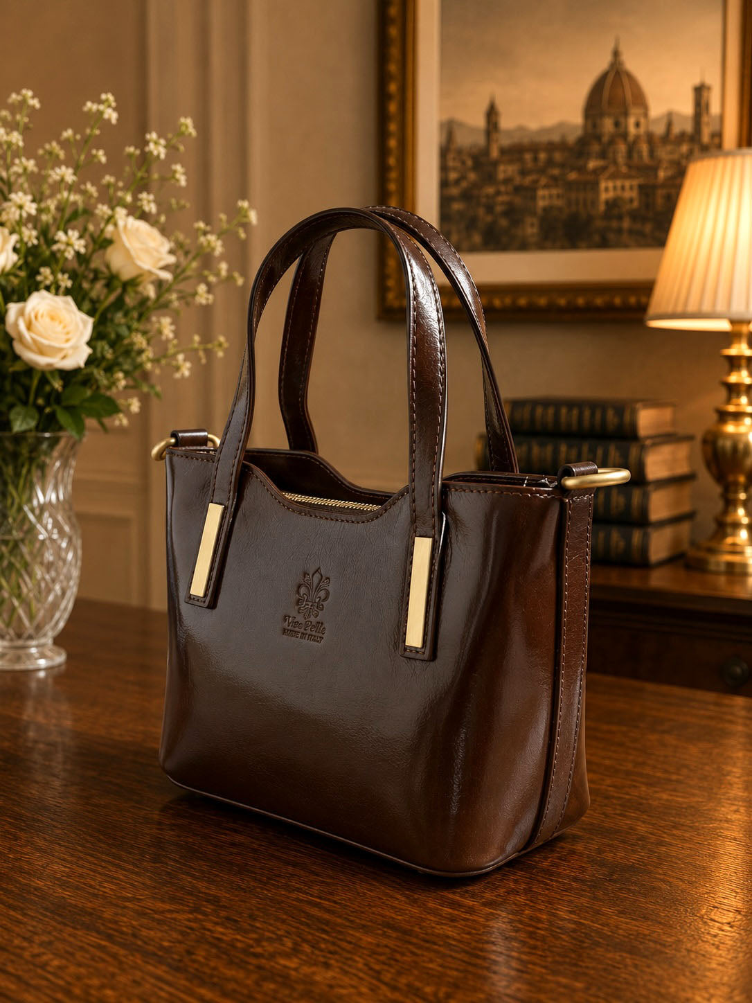 Liviana Hand-Dyed Italian Leather Bag