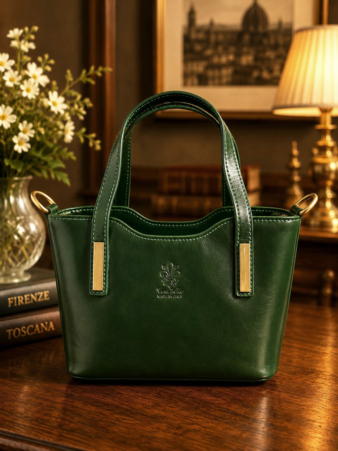 Liviana Hand-Dyed Italian Leather Bag