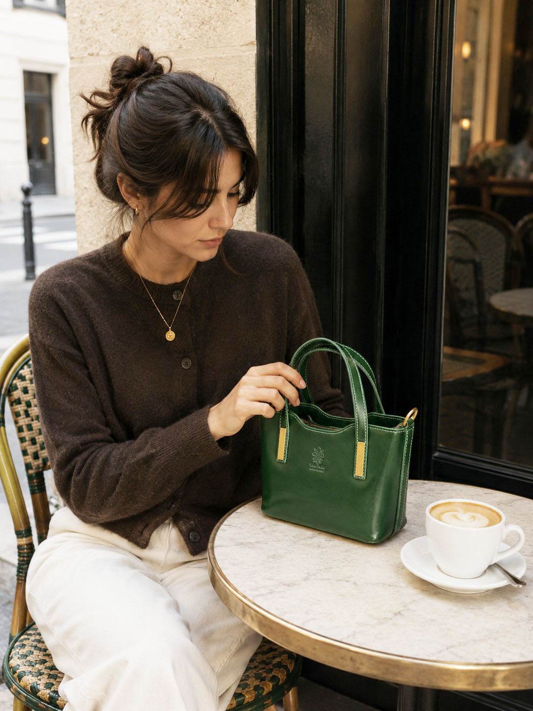 Liviana Hand-Dyed Italian Leather Bag