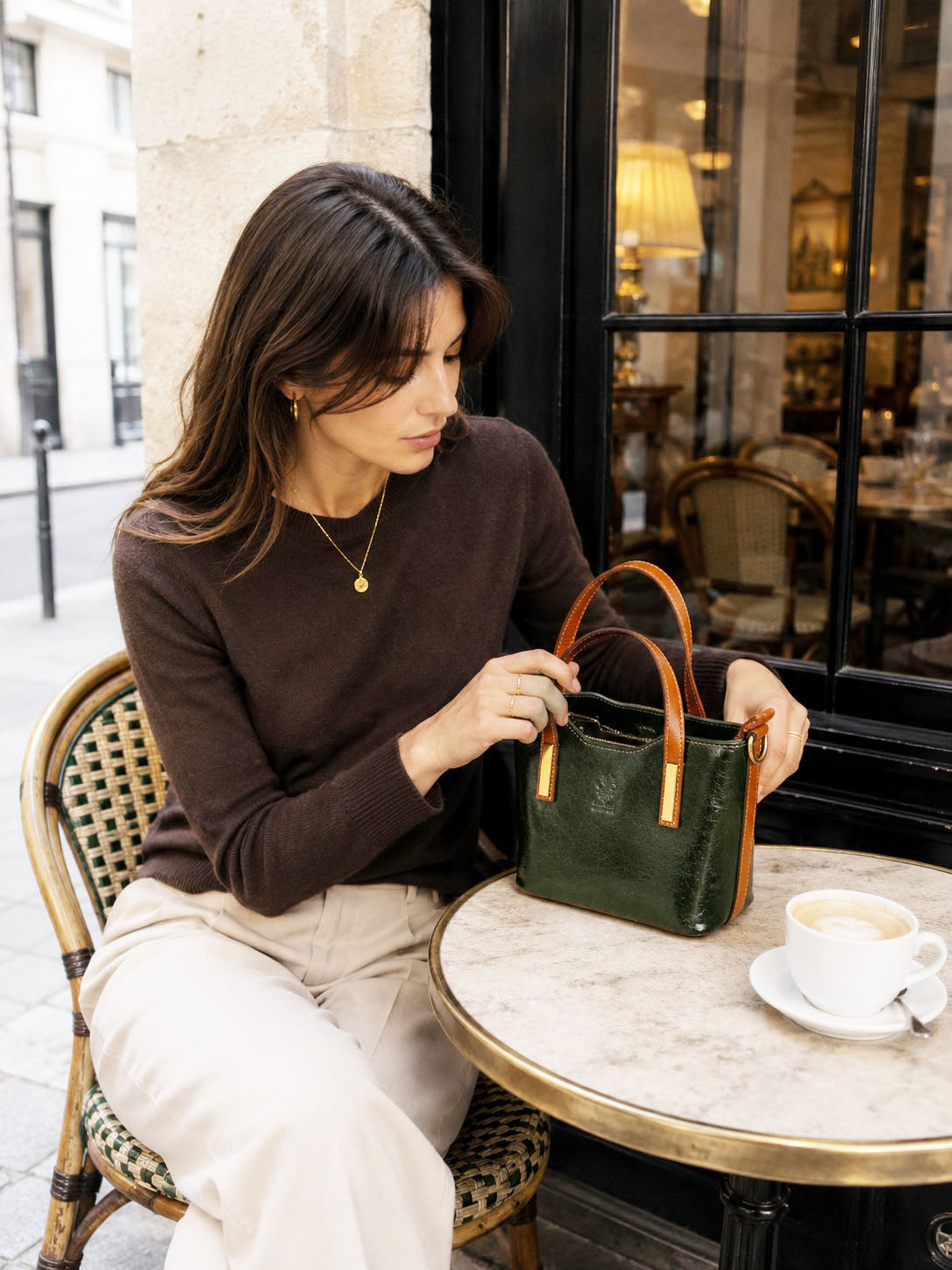 Liviana Hand-Dyed Italian Leather Bag