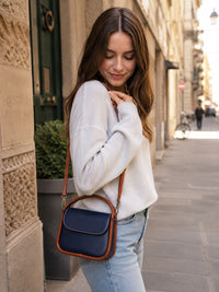 Althea Mini Italian Leather Top Handle Bag