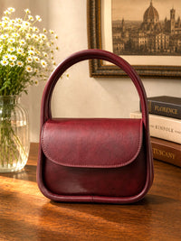 Althea Mini Italian Leather Top Handle Bag