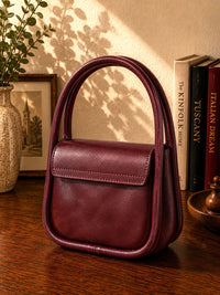 Althea Mini Italian Leather Top Handle Bag
