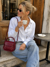 Althea Mini Italian Leather Top Handle Bag