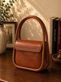 Althea Mini Italian Leather Top Handle Bag