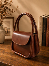 Althea Mini Italian Leather Top Handle Bag