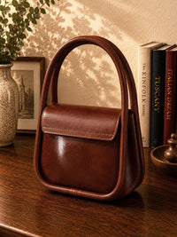 Althea Mini Italian Leather Top Handle Bag