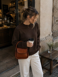 Althea Mini Italian Leather Top Handle Bag