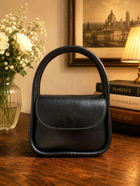 Althea Mini Italian Leather Top Handle Bag