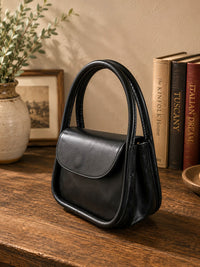 Althea Mini Italian Leather Top Handle Bag