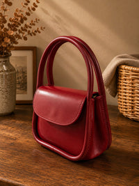 Althea Mini Italian Leather Top Handle Bag