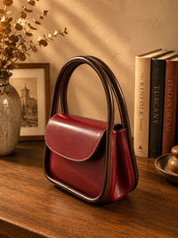 Althea Mini Italian Leather Top Handle Bag
