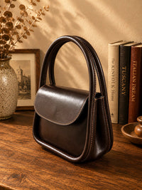 Althea Mini Italian Leather Top Handle Bag
