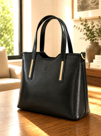 Liviana Large Italian Leather Structured Tote Bag