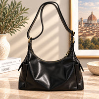 Benedetta Hand-Dyed Italian Leather Hobo Bag - view 1