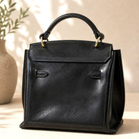 Adelasia Hand-Dyed Italian Leather Top Handle Bag