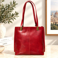 Clotilde Hand-Dyed Leather Convertible Backpack - view 17