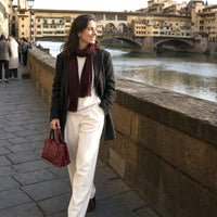Diletta Compact Italian Leather Satchel Bag