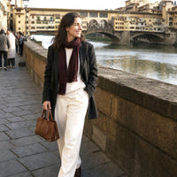 Diletta Compact Italian Leather Satchel Bag