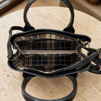 Diletta Compact Italian Leather Satchel Bag